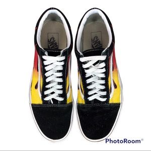 Vans Old Skool Flame Sneakers Size Men’s 9.5 Women’s 11